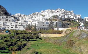 A view of Mojacar pueblo