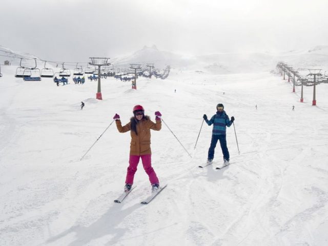 sierra nevada skiing granada spain