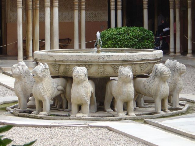 alhambra lion fountain